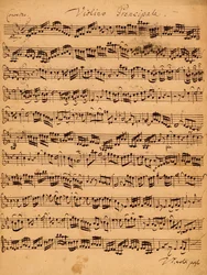 The Brandenburger Concertos, No.5 D-Dur, 1721 (toll és tinta papíron) (lásd még: 308416)